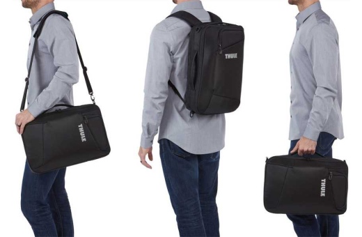 Gör enkelt om från en portfölj till en ryggsäck för mångsidiga bäralternativ