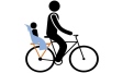 Snabb och enkel montering av cykelbarnstolen på cykelns pakethållare