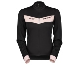 Pyöräilypaita Scott Naisten RC Warm/s musta/makea vaaleanpunainen