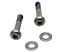 SRAM Caliper Flat mount bracket mounting bolts Stainless T25 - 27mm Pack of 2 pcs.