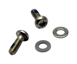 SRAM Bracket Mounting Bolts Stainless T25 - 22mm Flat Mount Caliper Pack of 2 pcs.