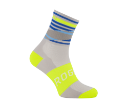 Sukat Rogelli Stripe Socks harmaa/Keltainen