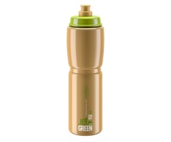 Juomapullo Elite JET vihreä ruskea valkoinen logo 950ml