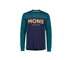 Paita Mons Royale Wool Mens Redwood Enduro VLS sininen