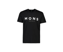 Paita Mons Royale Wool Mens Icon T-Shirt musta
