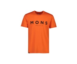Paita Mons Royale Wool Mens Icon T-Shirt oranssi