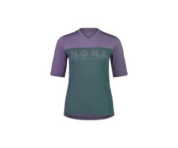 Pyöräilypaita Mons Royale Redwood Enduro VT Naisten violetti/vihreä