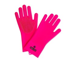 Pesuhanskat MUC-OFF Deep Scrubber Gloves rosa