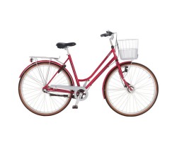 Naisten pyörä Skeppshult Nova 3-vaihteinen punainen