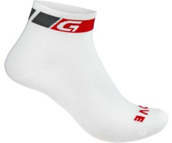 Pyöräilysukat GripGrab Classic Low Cut Sock valkoinen