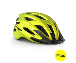 Pyöräilykypärä MET Crossover MIPS Vihreä/Keltainen Unisize