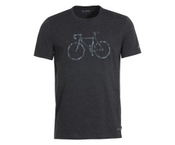 T-paita Vaude Miesten pyöräilijä t-paita V musta