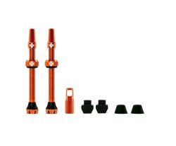 Tubeless-venttiilit Muc-Off Tubeless Valve Kit V. 2.0 Orange 60mm