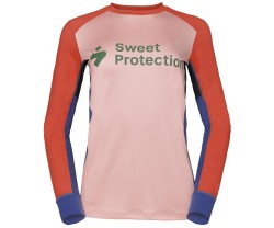 Pyöräilypaita Makea Protection Hunter LS Jersey W vaaleanpunainen
