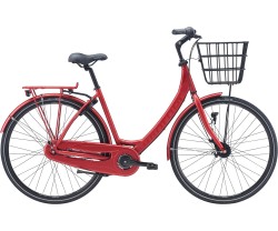 Naisten pyörä Winther 4 7-vaihteinen punainen