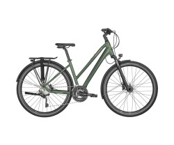 Hybridipyörä Scott Sub Sport 10 Naisten vihreä