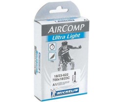 Polkupyörän sisäkumi Michelin Aircomp Ultra Light A1 18/23-622 presta-venttiili 40 mm