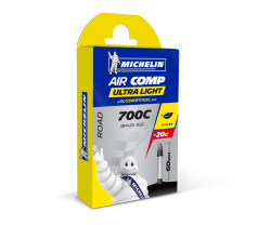 Sisärengas Michelin Aircomp Ultralight A1 18/25-622 Presta 80mm