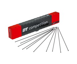 Eker DT Swiss Competition Straightpull Rund 2/1.8 mm 254 mm svart styck