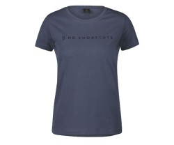 Vapaa-ajan paita Scott Tee Naisten No Shortcuts SS metalli sininen