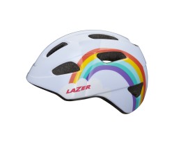 Pyöräilykypärä Lazer Pnut Kineticore vihreä solki Rainbow