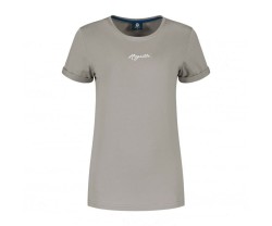 Vapaa-ajan paita Rogelli Logo T-shirt Women beige