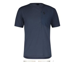 Vapaa-ajan paita Scott Tee DRI Pocket SS metalli sininen