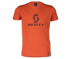 Vapaa-ajan paita Scott Tee Lasten 10 Icon SS braze oranssi